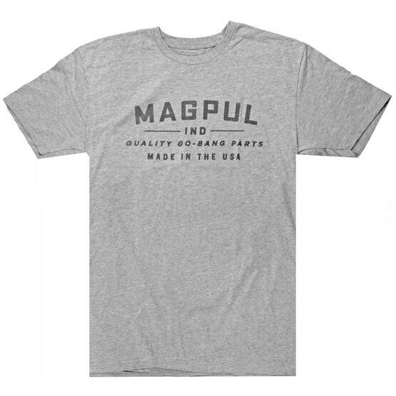 Magpul Quality Go-Bang Parts Short Sleeve T-Shirt in Athletic Grey